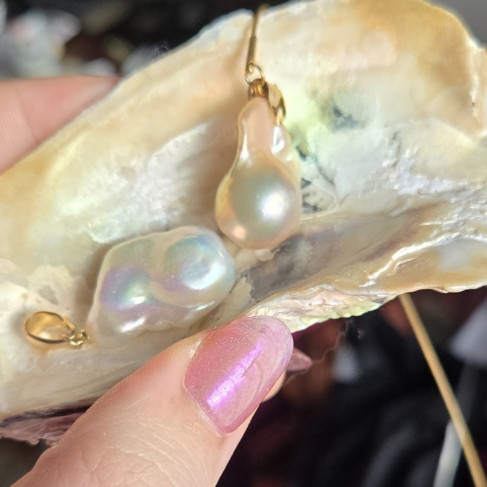 Genuine Baroque Pearl Pendants